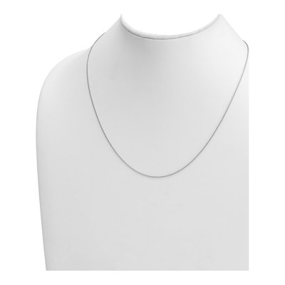 14K White Gold 1.1mm Cable Chain – view 5
