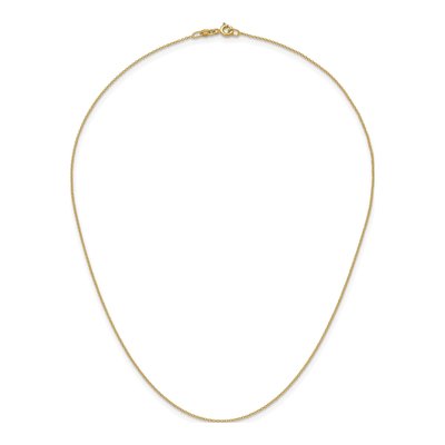14K Yellow Gold 1.1mm Cable Chain – view 6