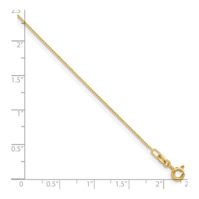 14K Yellow Gold 1.1mm Cable Chain – view 7