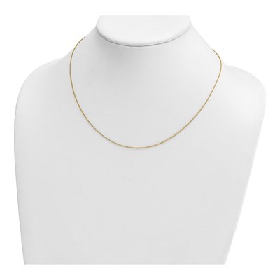 14K Yellow Gold 1.1mm Cable Chain – view 5