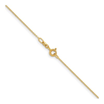 14K Yellow Gold 1.1mm Cable Chain – view 4