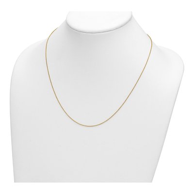 14K Yellow Gold 1.1mm Cable Chain – view 5
