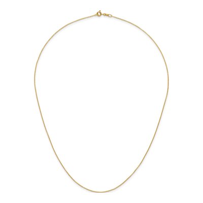 14K Yellow Gold 1.1mm Cable Chain – view 6