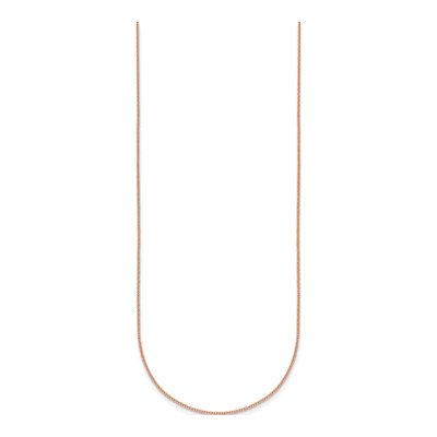 14K Rose Gold 1.3mm Cable Chain – view 3