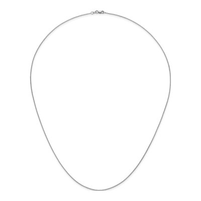 14K White Gold 1.3mm Cable Chain – view 6