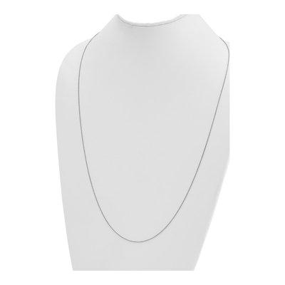 14K White Gold 1.3mm Cable Chain – view 5