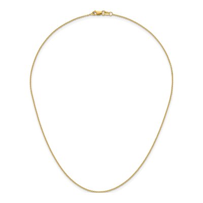 14K Yellow Gold 1.3mm Cable Chain – view 6