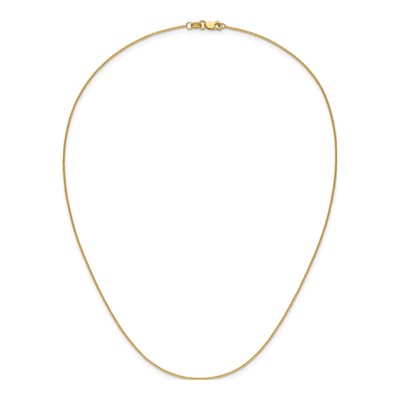 14K Yellow Gold 1.3mm Cable Chain – view 6