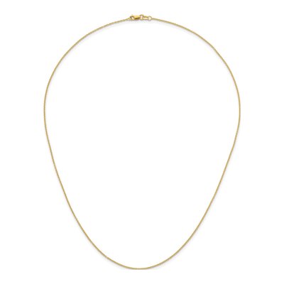 14K Yellow Gold 1.3mm Cable Chain – view 6