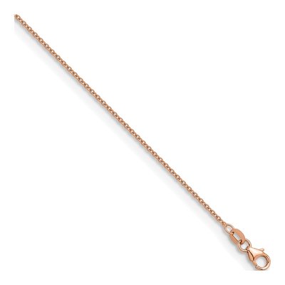14K Rose Gold 1.5mm Cable Chain