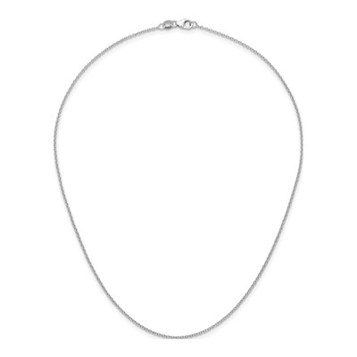 14K White Gold 1.5mm Cable Chain – view 6