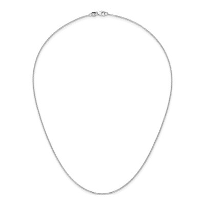 14K White Gold 1.5mm Cable Chain – view 6
