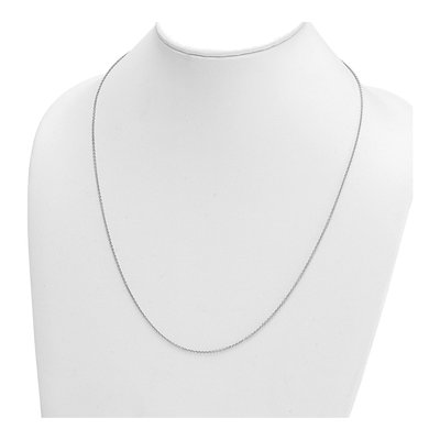 14K White Gold 1.5mm Cable Chain – view 5