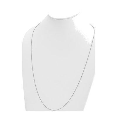 14K White Gold 1.5mm Cable Chain – view 5