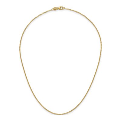 14K Yellow Gold 1.5mm Cable Chain – view 6