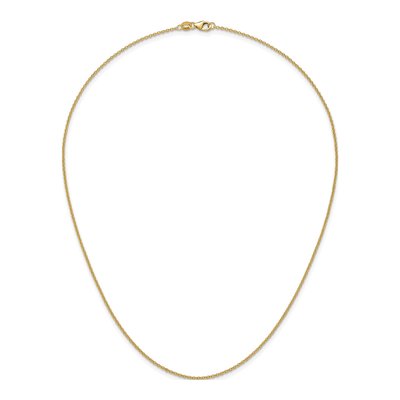 14K Yellow Gold 1.5mm Cable Chain – view 6