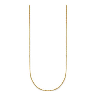 14K Yellow Gold 1.5mm Cable Chain – view 2