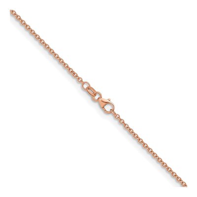 14K Rose Gold 2mm Cable Chain – view 4