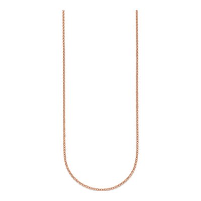 14K Rose Gold 2mm Cable Chain – view 2