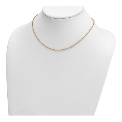 14K Yellow Gold 2mm Cable Chain – view 5