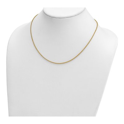 14K Yellow Gold 2mm Cable Chain – view 5