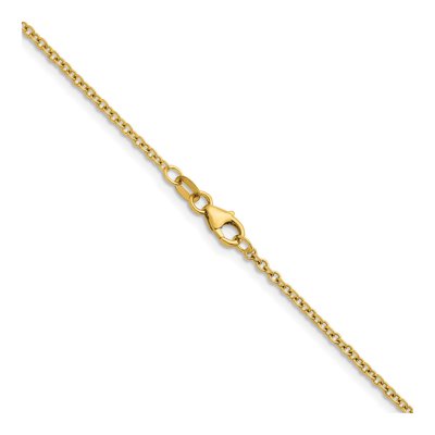 14K Yellow Gold 2mm Cable Chain – view 4