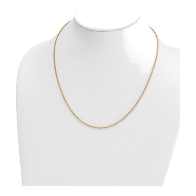 14K Yellow Gold 2mm Cable Chain – view 5