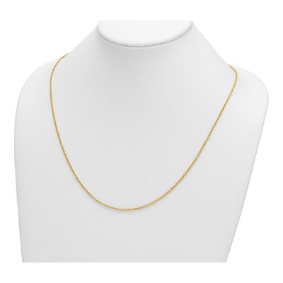 14K Yellow Gold 2mm Cable Chain – view 5