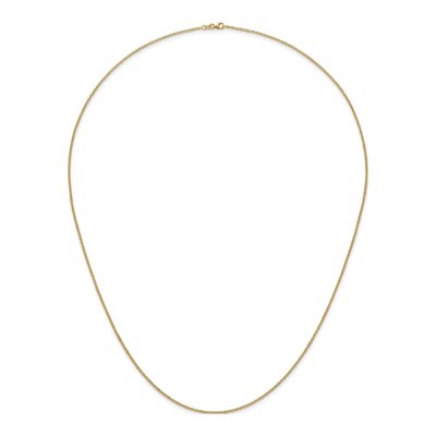 14K Yellow Gold 2mm Cable Chain – view 6