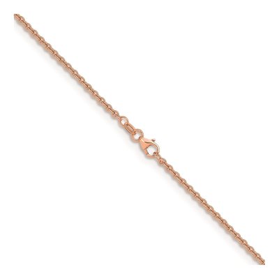 14K Rose Gold 2.3mm Cable Chain – view 4