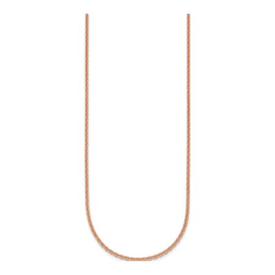 14K Rose Gold 2.3mm Cable Chain – view 3