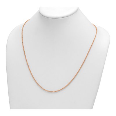 14K Rose Gold 2.3mm Cable Chain – view 5