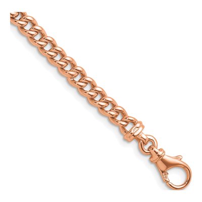 14K Rose Gold 5.6mm Curb Chain