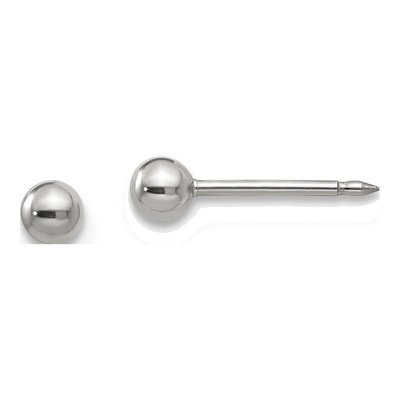 Stainless Steel Ball Stud Earrings