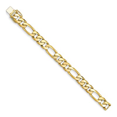 14K Yellow Gold 12.3mm Figaro Chain – view 2