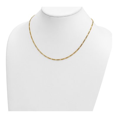 14K Yellow Gold 2.4mm Figaro Chain – view 5