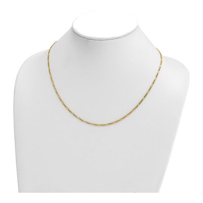 14K Yellow Gold 2.4mm Figaro Chain – view 5