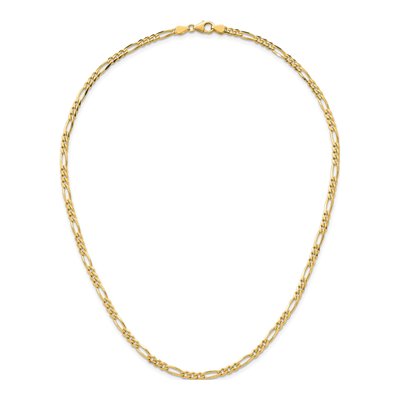 14K Yellow Gold 3.5mm Figaro Chain – view 6