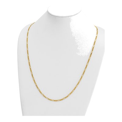 14K Yellow Gold 3.5mm 30-in Figaro Chain – view 5
