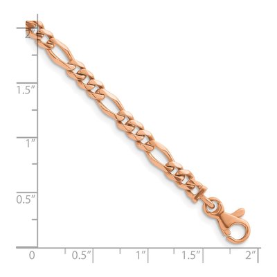 14K Rose Gold 4.8mm Figaro Chain – view 3