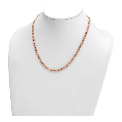 14K Rose Gold 4.8mm Figaro Chain – view 3