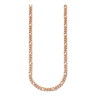 14K Rose Gold 4.8mm Figaro Chain – view 2