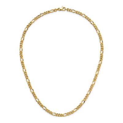 14K Yellow Gold 4.8mm Figaro Chain – view 6