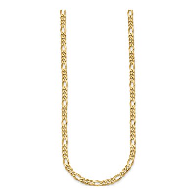 14K Yellow Gold 4.8mm Figaro Chain – view 2