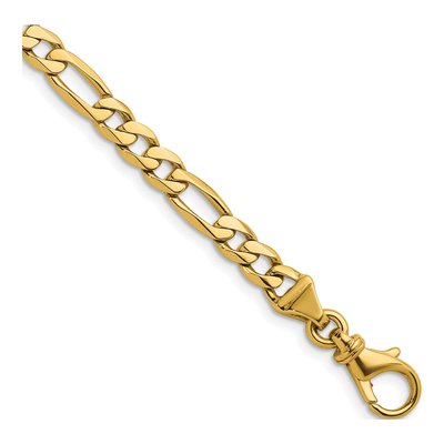 14K White Gold 5.8mm Figaro Chain