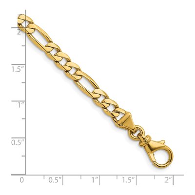 14K White Gold 5.8mm Figaro Chain – view 4