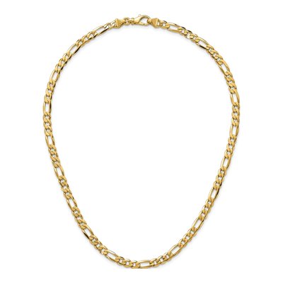 14K Yellow Gold 5.8mm Figaro Chain – view 6