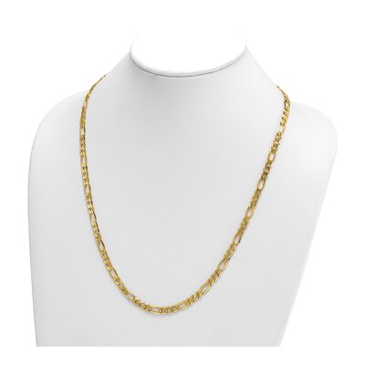 14K Yellow Gold 5.8mm Figaro Chain – view 5