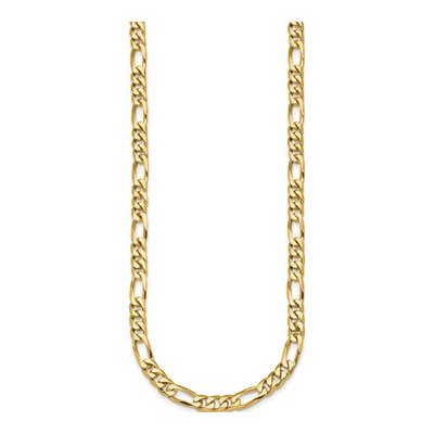 14K Yellow Gold 6.2mm Figaro Chain – view 2