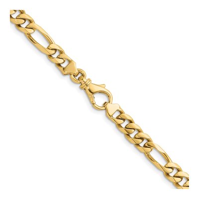 14K Yellow Gold 6.2mm Figaro Chain – view 3